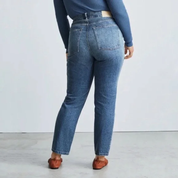 Everlane The Curvy ‘90s Cheeky Straight Leg Jeans‎ Organic Cotton - Picture 3 of 12